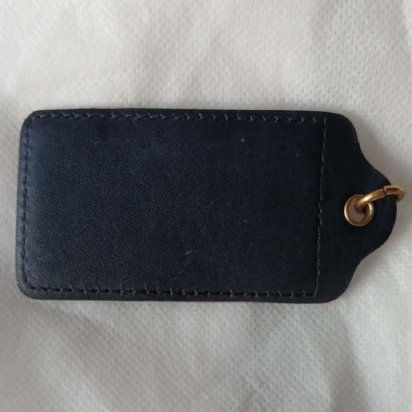 Coach Fuchsia and Navy Card Holder - Picture 2 of 7